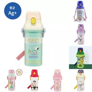 스누피 팝컬러 원터치 물통 480ml/어린이/어린이집/등원/아기/물병/초등/학생/손잡이/유아/간편/초경량