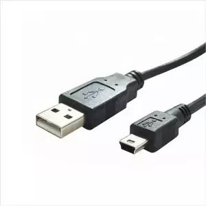 미니 5핀 USB 케이블 전자기기 효도라디오 충전전용 Mini 5pin 충전선 블랙 0.8M