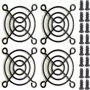 이지카고 4pcs 50mm 팬 그릴 가드 블랙 나사 포함