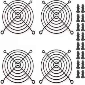 이지카고 4pcs 92mm 팬 그릴 가드 블랙 나사 포함