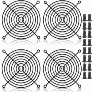 이지카고 4pcs 120mm 팬 그릴 가드 블랙 나사 포함