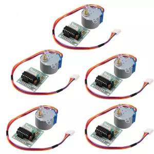 하이렛고 5pcs ULN2003 28BYJ-48 4상 스테퍼 모터 5V 드라이브 보드 포함 아두이노 PI PIC 라즈베리 파이용