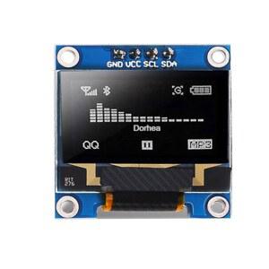 1팩 96인치 OLED 디스플레이 모듈 SSD1306 128x64 픽셀 I2C IIC 자발광 스크린 보드 화이트 아두이노 라즈베리 파이 호환