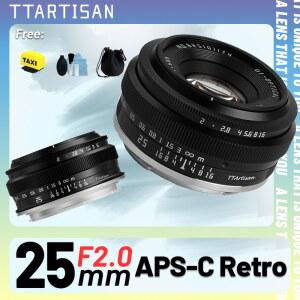 TTARTISAN 25MM ZFC 프레임 초점 EOSR R50 XT30 A6400 후지 XT4 F2 XT50 R6 A6000 XS10 APS 프라임