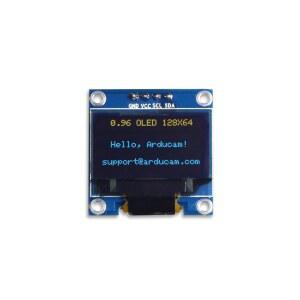 hiBCTR 96 인치 OLED 모듈 12864 128x64 옐로우 블루 SSD1306 드라이버 I2C 직렬 자발광 디스플레이 보드 아두이노 라즈베리 파이 피코용