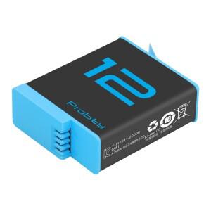 GoPro Hero 용 Probty 배터리 12 11 10 9 mAh 액세서리 3 가지 방법 고속 충전기 박스
