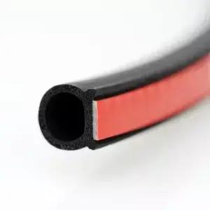 자동차 문짝 웨더스트립 방수 D 타입 고무 스트립 도장 Epdm 씰 4 미터