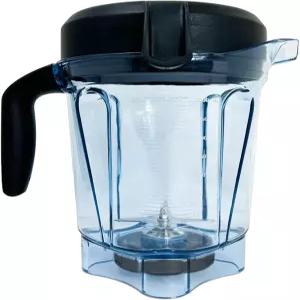 64온스 BPA 프리 블렌더 교체 용기 병 피처 뚜껑이 있는 투명 트리탄 스페어 컵 Vitamix 5200 750 E30 7500