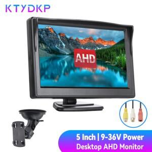 KTYDKP 5인치 차량용 AHD 모니터 화면  양방향 비디오 입력  후방 카메라 주차 후진 백업용 TFT 디스플레이