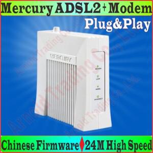 머큐리 ADSL ADSL2 모뎀, 고속 DSL 인터넷 RJ11 RJ45 모뎀, LAN 포트 포함,  상자 없음, 24M, EU, AU, UK,