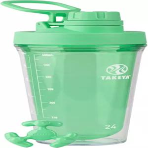 타케야 단백질 셰이커 누수 방지 스파우트 뚜껑이 있는 BPA 프리 플라스틱 병 헬스장 등을 위한 간편한