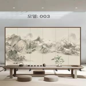 접이식 동양풍 실내용 가림막 맞춤형 파티션 업소용 한옥