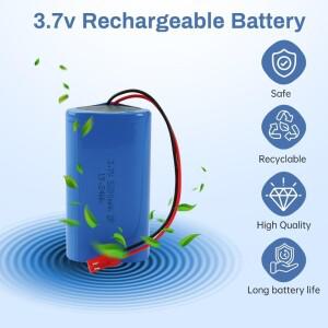 3.7V 5200mAh 리튬 이온 충전식 배터리 팩 (JST 2핀 플러그 포함) RC 자동차, 트럭, 보트, 스턴트카, 젤
