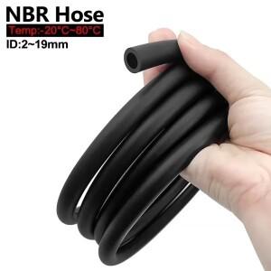 호스 ID2/3/4/5/6/7/8mm NBR 검정 고무 튜브 내유성 파이프 연료 디젤 공급 튜빙 탱크