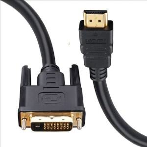 HDMI to DVI 케이블 호환 TV 박스 DVD PC 프로젝터용 어댑터 1.5M  3M  1080P  3D D 24  1 핀