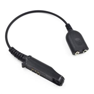 baofeng호환 Radio UV9R PRO Plus GT-3WP BF-A58 워키토키용 오디오 어댑터 변환기 케이블 - 2핀 K형 이어