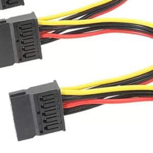 1개 DC 5525 - SATA 하드 드라이브 전원 공급 케이블 12V 4핀 Molex HDD 스텝다운 전압 조정기