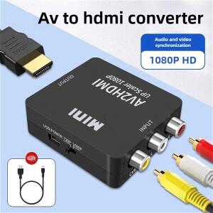 MINGCVIL RCA AV-HDMI 호환 플스호환/3 DVD-TV 비디오 박스 HD 1080P 1920x1080 NTSC PAL 출력 지원