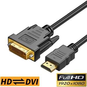 HDMI 호환 DVI 케이블 남성 24+1 어댑터 1080P 컨버터 PC HDTV xbox호환 플스호환/3 노트북 모니터 프로젝