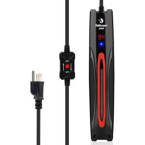 300W/500W/800W 조절 가능한 잠수식 수족관 히터 - 40-220 갤 어항용 물 밖/런 드라이/과열/저온 보호 기능이 있는 PID 전자 스마트 온도 조절기 어항