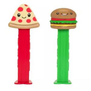 PEZ 피자와 버거 캔디 디스펜서 세트 햄버거 리필이 포함된 치즈버거 파티의 인기 상품 그랩백