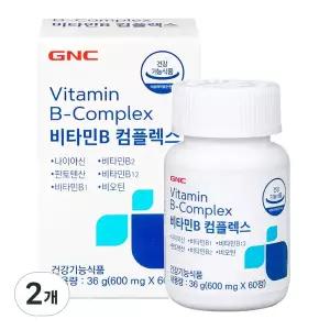 비타민B 컴플렉스 60정 2개 GNC