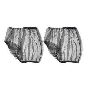 밀리스텐 2pcs 앵무새 새장 커버 메쉬 스커트와 에어리 네팅 핏 및 이스케이프 높이