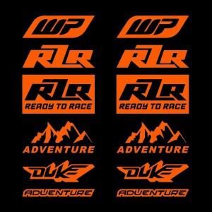 KTM 듀크 390 200 690 790 690 SMC R 1290 슈퍼 듀크 R 반사 바이크 오토바이 스티커 장식, 모토 바디 헬멧