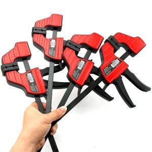 DURATEC 4pcs F 클립 바 우드 헤비 부드러운 목공 클램프 듀티 슬라이드