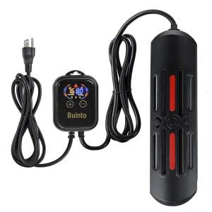 800W, 1200W 수족관 히터, 외부 디지털 온도 조절기, 이중 튜브 난방, 빠르고 에너지 절약. 담수 및 염수 수족관에 적합합니다. (1200W)