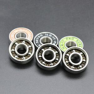 8피스 608 2RS 베어링 ILQ-11 그린 롱보드 스피드 인라인 스케이트 휠 스쿠터 스무스