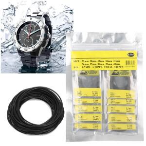 고무 O링 방수 시계 뒷면 커버 개스킷 씰 와셔  수리 도구 액세서리  메이커  31-40mm  0.7mm  500 개