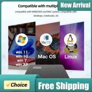 광학 플레이어 USB 3.0 및 Type-C DVD RW CD 라이터 드라이브 (리눅스 윈도우 7/8/10/11 노트북 PC용)