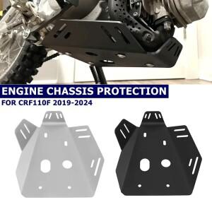 혼다 CRF110 F CRF 110 F 2019-2025 바이크 오토바이 엔진 스키드 플레이트 CRF110F 엔진 보호 벨리 팬 섀