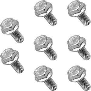 Ziciner 8 PCS 스키드 플레이트 볼트 12mm 헥스 헤드 스테인리스 스틸 교체 4러너 FJ 크루저 랜드 세쿼이아