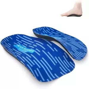 남성용 3/4 Orthotics 깔창 하이 아치 지지대 신발 삽입물 발바닥 평발 과발음 및 발뒤꿈치 9-10/여성