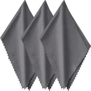 K F 컨셉 3팩 극세사 청소포 15x18cm 카메라 렌즈 청소용 워셔블 안경 LCD TV 화면 태블릿