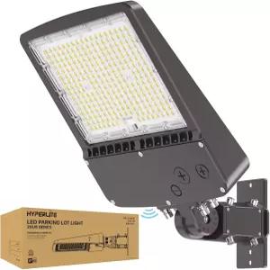 하이퍼라이트 주차장 조명 200W 30000LM 5000K LED 실외 차고 헛간 도로 드라이브웨이를 위한 포토셀 암