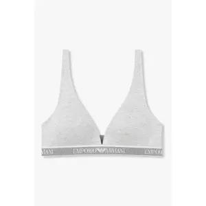 매장정품 EMPORIO ARMANI UNDERWEAR 엠포리오 아르마니 언더웨어 여성 리피트 로고 패디드 브라렛 브라_멜