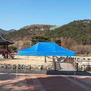 캐노피 그늘막 스틸 골조+지붕 3X4.5 천막lmn738