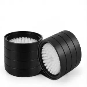 54mm 커피 탬퍼 클린 매트 바리스타 에스프레소 내장 청소 브러시 알루미늄 합금 2-in-1 회전 모든