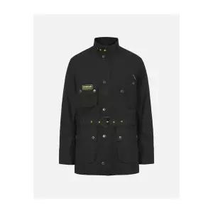 라프리마 바버 BIntl 슬림 왁스 자켓 블랙 MWX0958 BK91