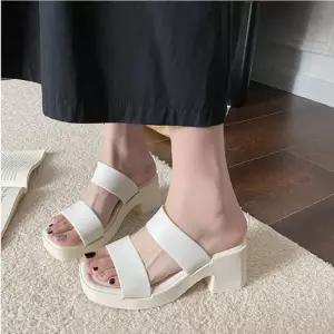 친절한탄씨 예쁜 웨지힐샌들 통굽슬리퍼 웨지슈즈 키높이슬리퍼 웨지굽슬리퍼 통굽슬리퍼 웨지슈즈