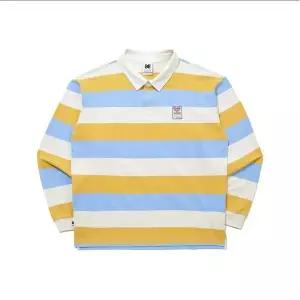 코닥어패럴 골드모먼트 스트라이프 럭비 카라 티셔츠  YELLOW  K6123LTL1