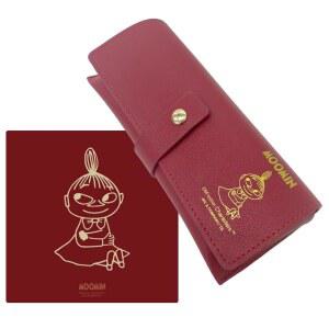 [GLASSES HOUSE] MOOMIN 안경 케이스 & 크로스 MOCC101 전 3색 가죽 느낌 인조 스냅 버튼 노안 선글라스 선물용 스나프킨 리틀미 북유럽 (MOCC101-3)