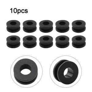 10pcs M6 오토바이 사이드 커버 세트 고무 그로밋 가스켓 페어링 키트 액세서리