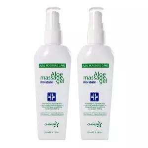 클라디움 알로에 모이스처 마사지젤 120ml x 2개 펌프형 보습 수용성 바디 마사지 젤