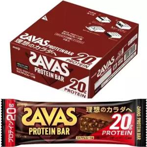 SAVAS 단백질 바 밀크 초콜릿 맛 9병 x 1박스 0.7온스(20g) 비타민 포뮬러 메이지