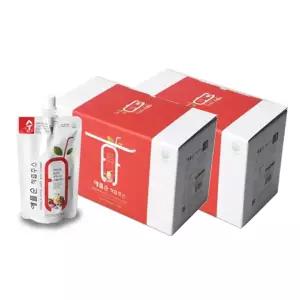 영주마실 애플순 100 사과즙 사과주스 100ml X20포 2박스 스파우트파우치