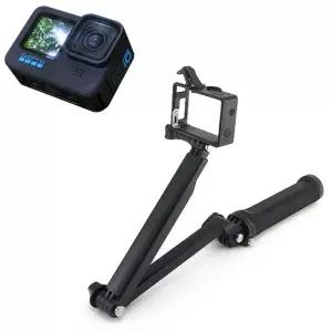 GOPRO10 호환 액션캠 3WAY 마운트 셀카봉 셀카 스틱 고프로10 (W97D20C)